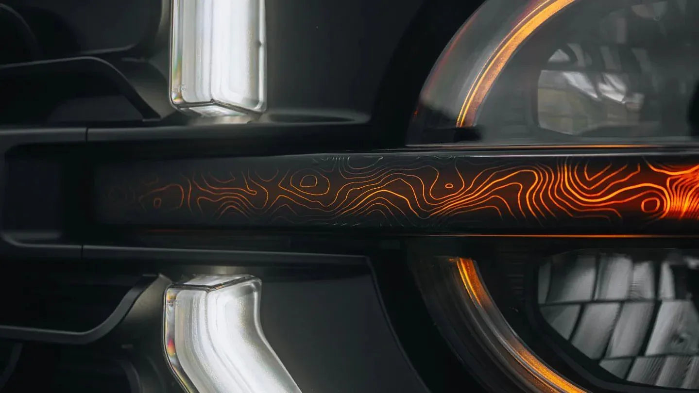 Topo Signature DRL Bar Overlays (Printed Series) - 2021+ Bronco (Signature Headlights) StickerFab