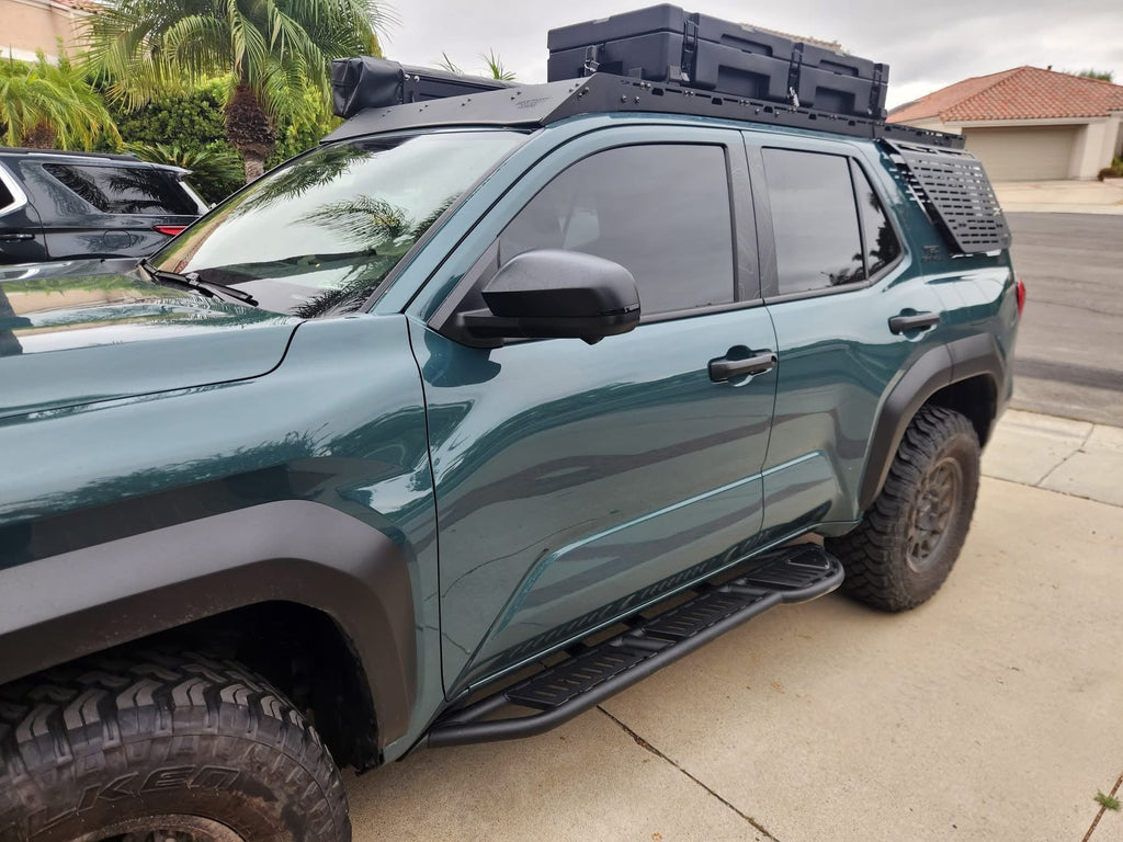 Topographic B Pillar Overlays - 2024+ Tacoma Double Cab / 2025+ 4Runner StickerFab