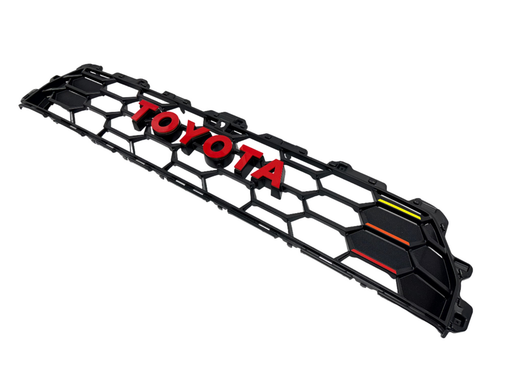 Tri Color TRD Style Grille Overlays - 2025+ 4Runner (TRD Grille) StickerFab