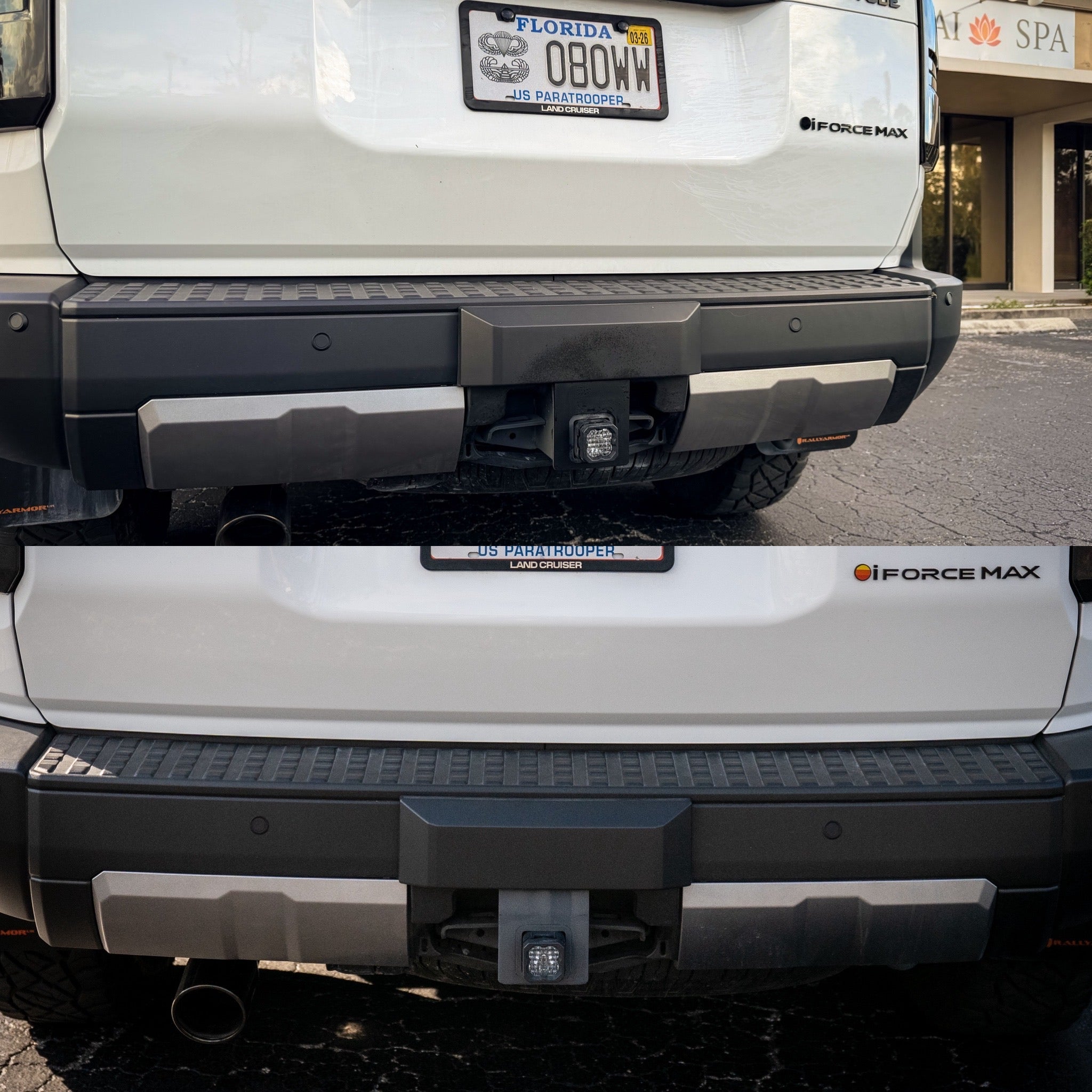 Acrylic Hitch Fade Fix Plate - 2024+ Land Cruiser StickerFab