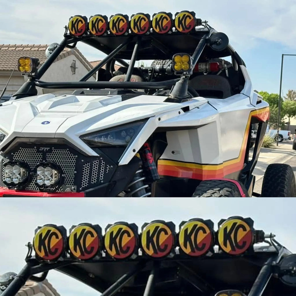 KC HiLITES Pro6 / Titan Gravity Light Cover Overlays - Universal StickerFab
