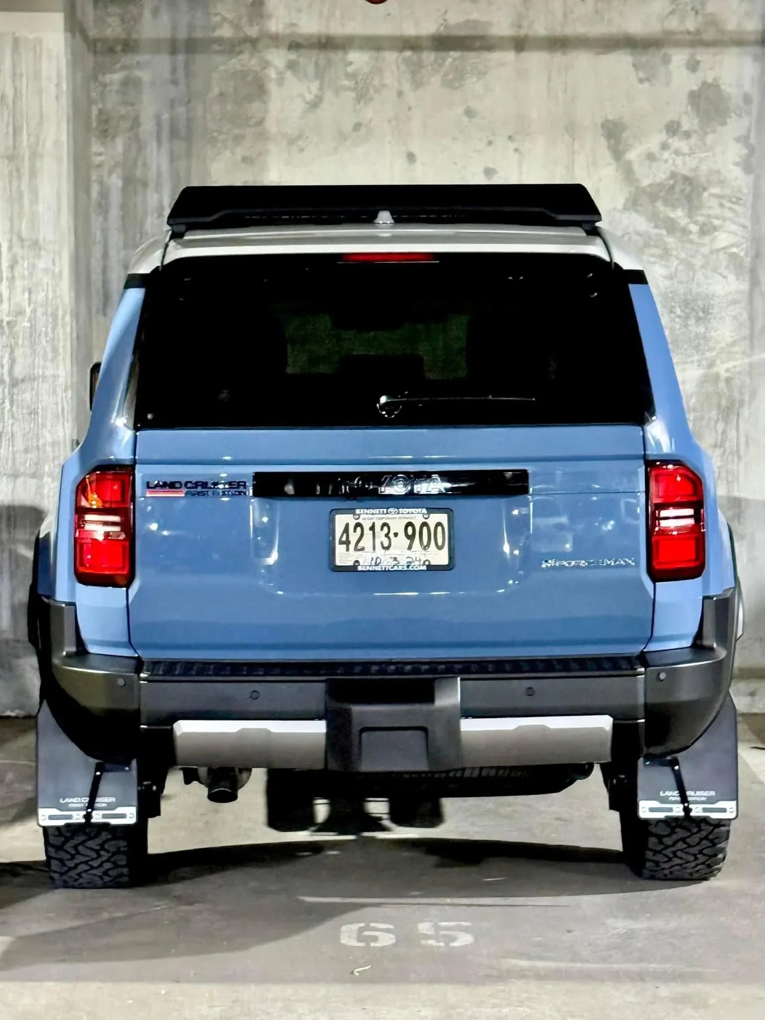 First Edition LC250 Acrylic Laser Series Tailgate Badge - 2024+ Land Cruiser StickerFab
