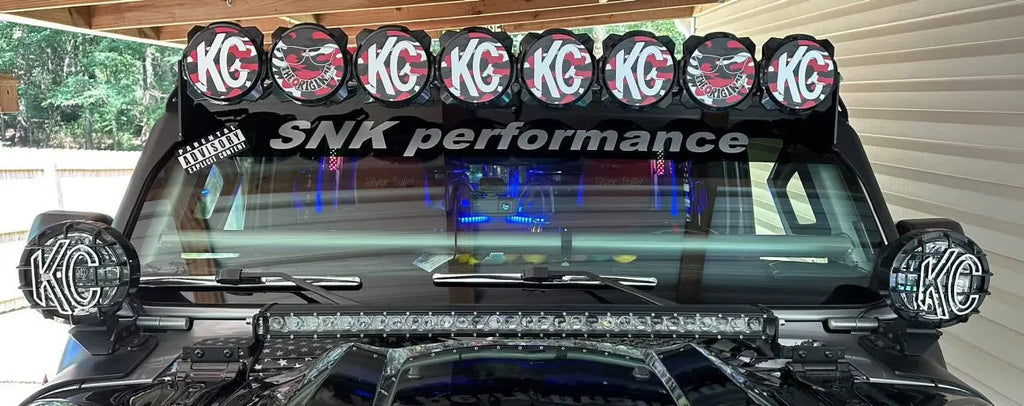KC HiLITES Pro6 / Titan Gravity Light Cover Overlays - Universal StickerFab