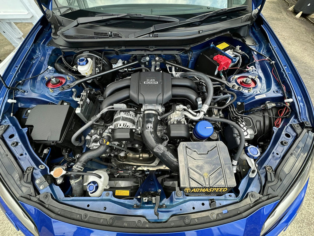 Engine Cover 3D Carbon Overlays - 2022+ BRZ / GR86 StickerFab