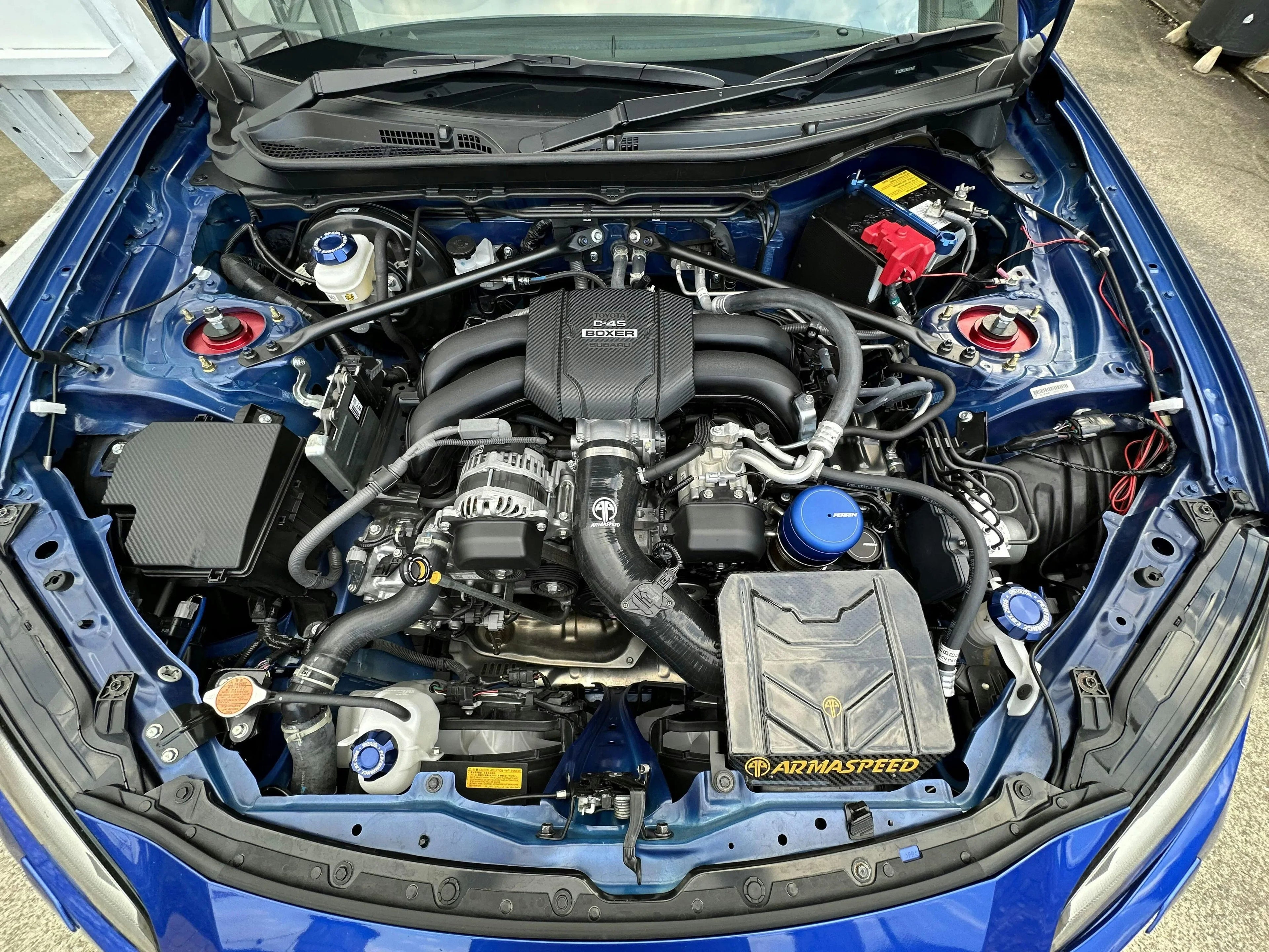 Engine Cover 3D Carbon Overlays - 2022+ BRZ / GR86 StickerFab