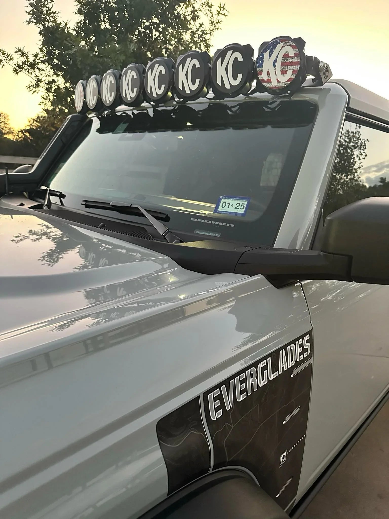 KC HiLITES Pro6 / Titan Gravity Freedom Series Light Cover Overlays - Universal StickerFab