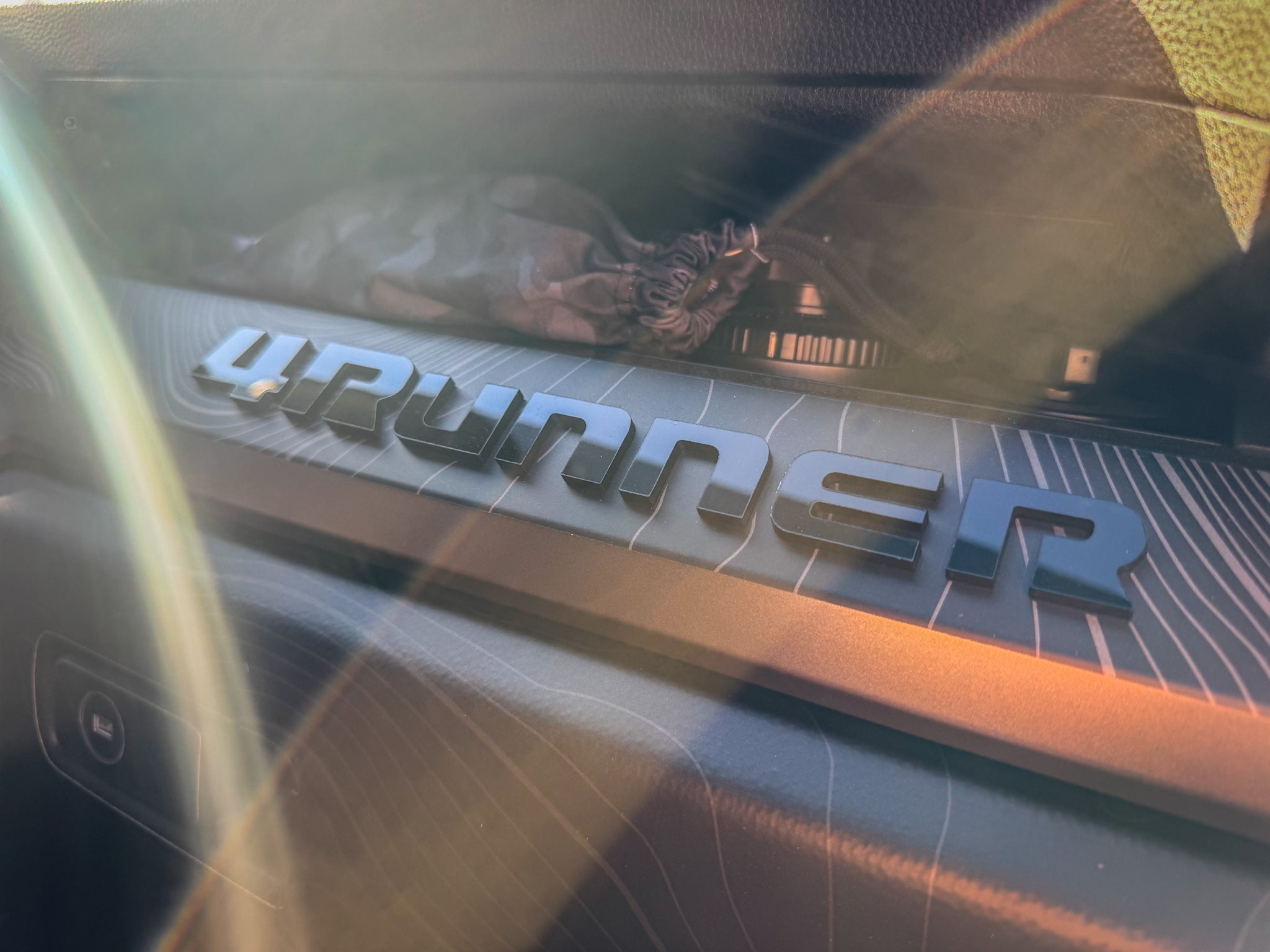 "4RUNNER" Dash Letters with Template - 2025+ 4Runner StickerFab