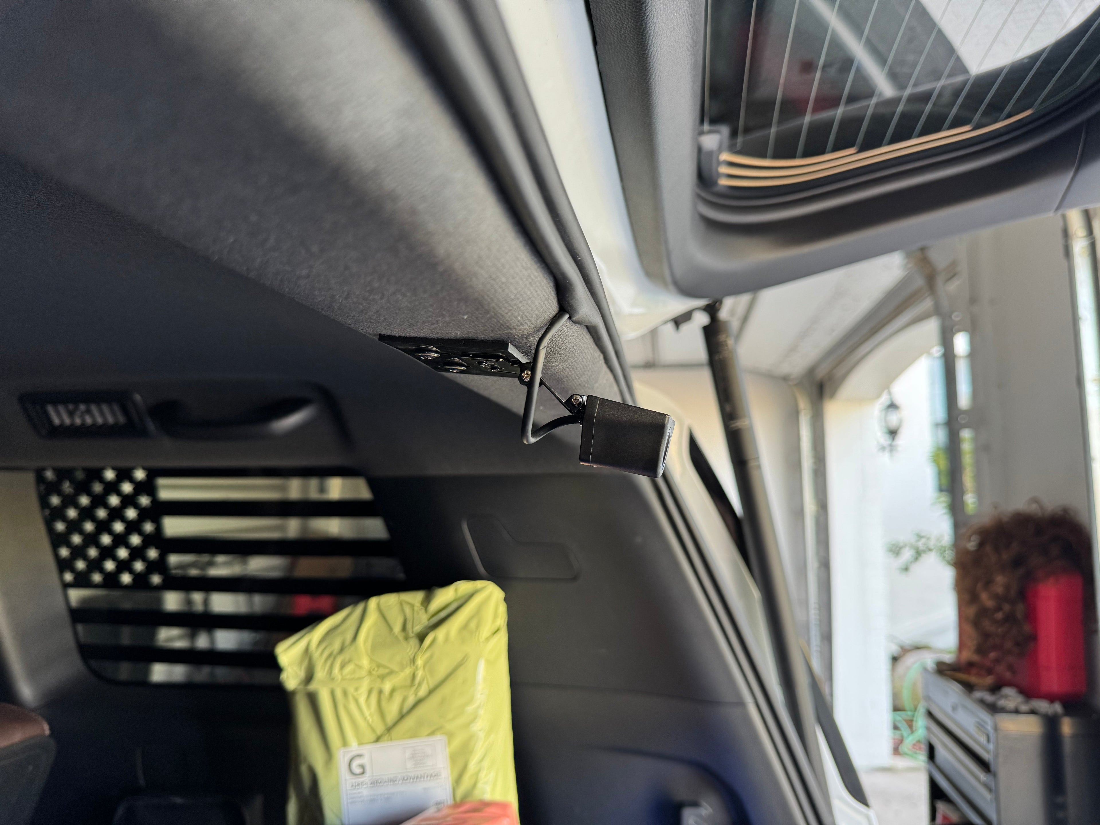 Custom Mounting Plate for Car DVR Rear Camera (Wolfbox, FitcamX, etc) - 2024+ Land Cruiser / GX 550 StickerFab