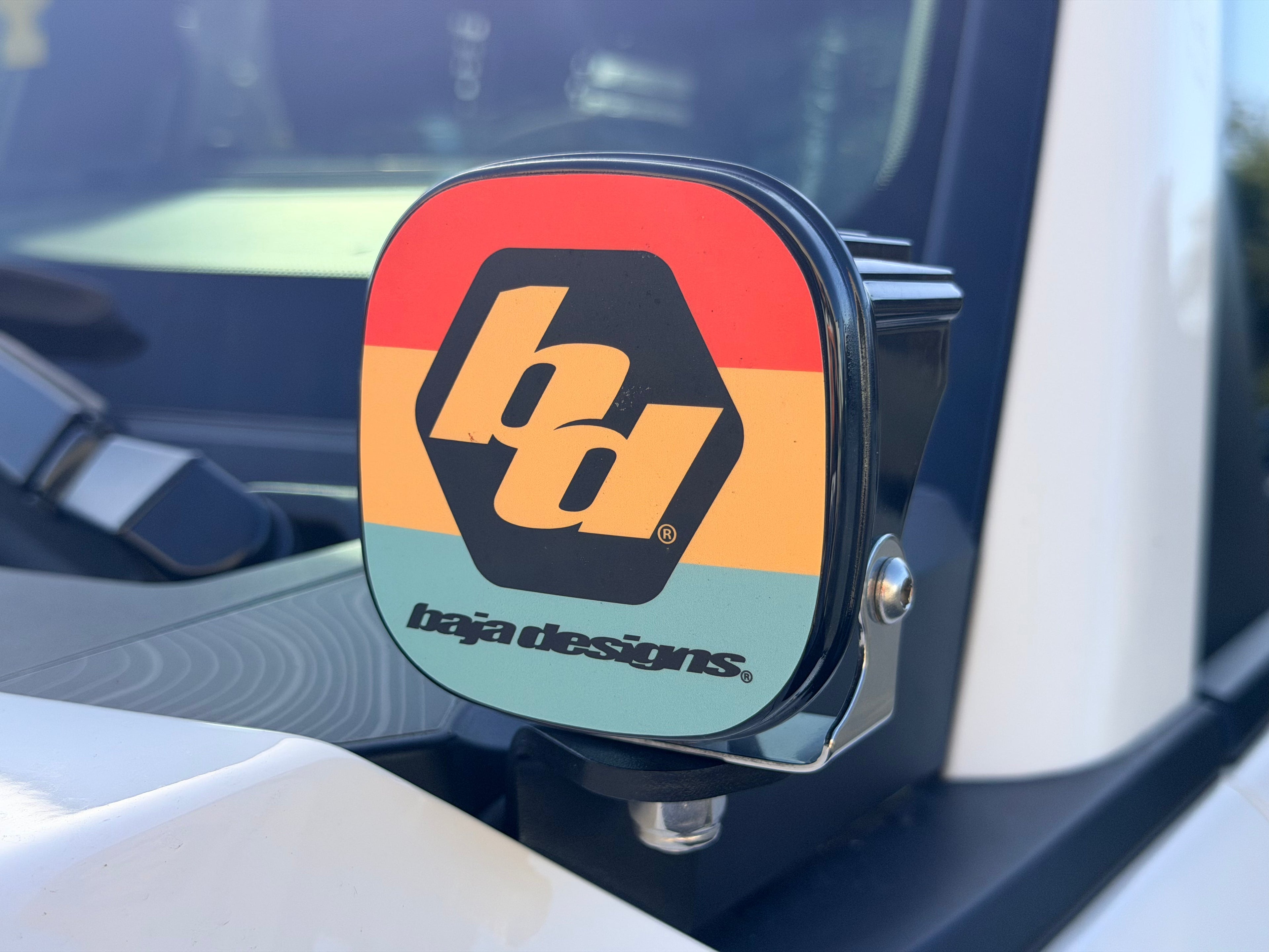 Baja Designs Squadron 1.0 / 2.0 Light Cover Overlays  - Universal StickerFab