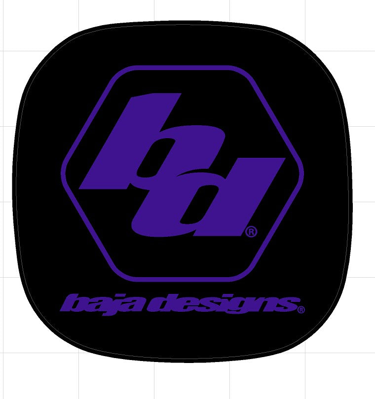Baja Designs XL Light Cover Overlays  - Universal StickerFab