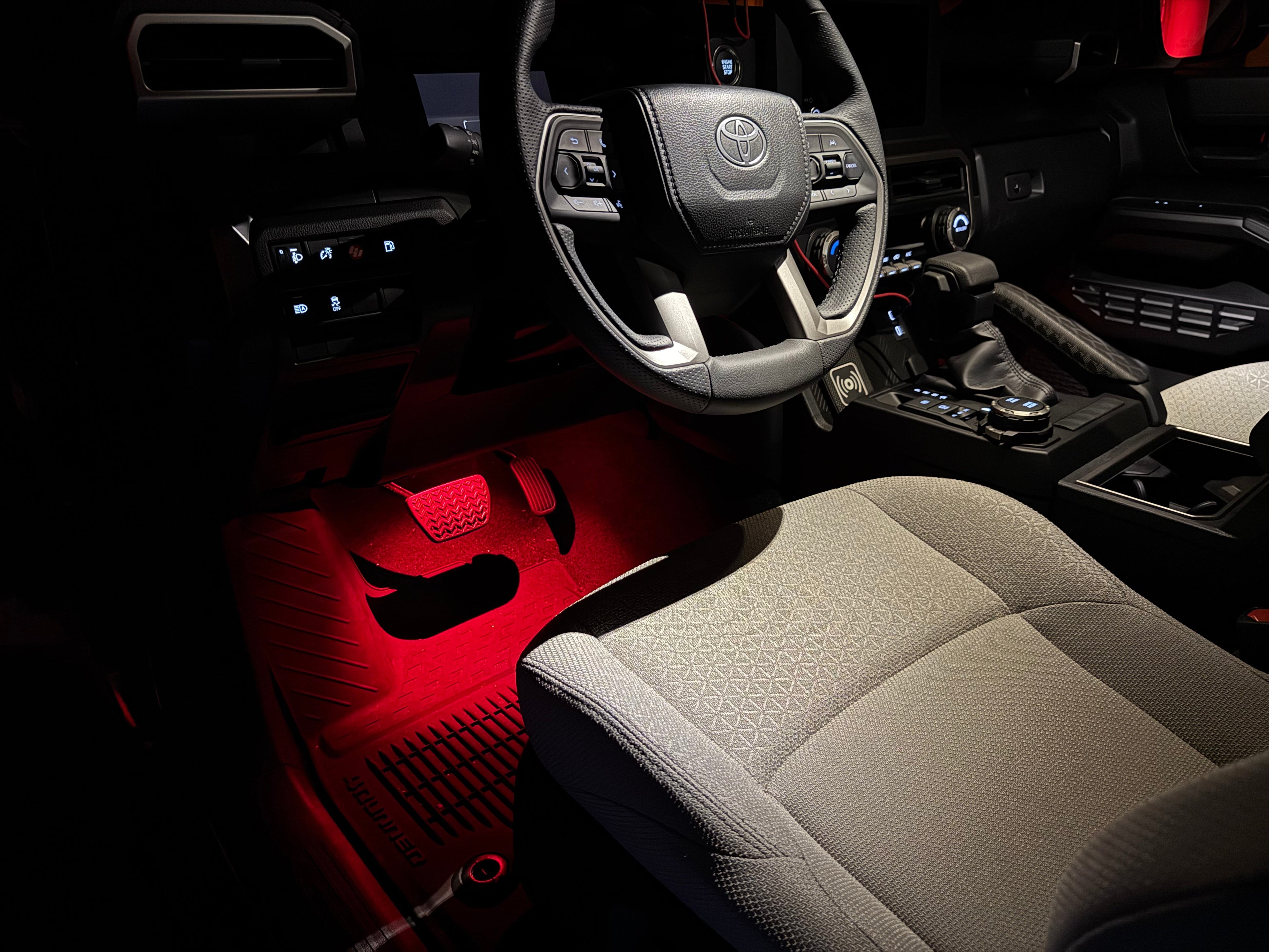 OE Style Footwell LED Lighting Kit - 2024+ Land Cruiser / Tacoma / 2025+ 4Runner StickerFab