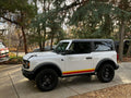 Retro Vintage Lower Door Protection - 2021+ Bronco StickerFab
