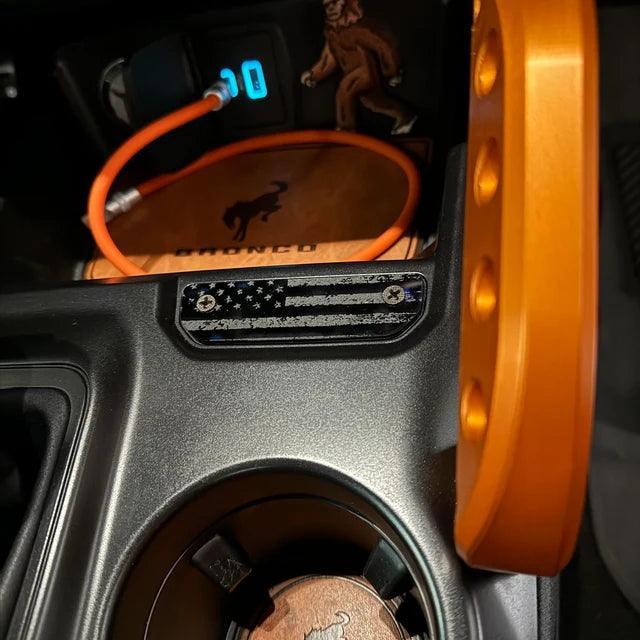 Laser Series Acrylic Shifter Trim Insert - 2021+ Bronco StickerFab