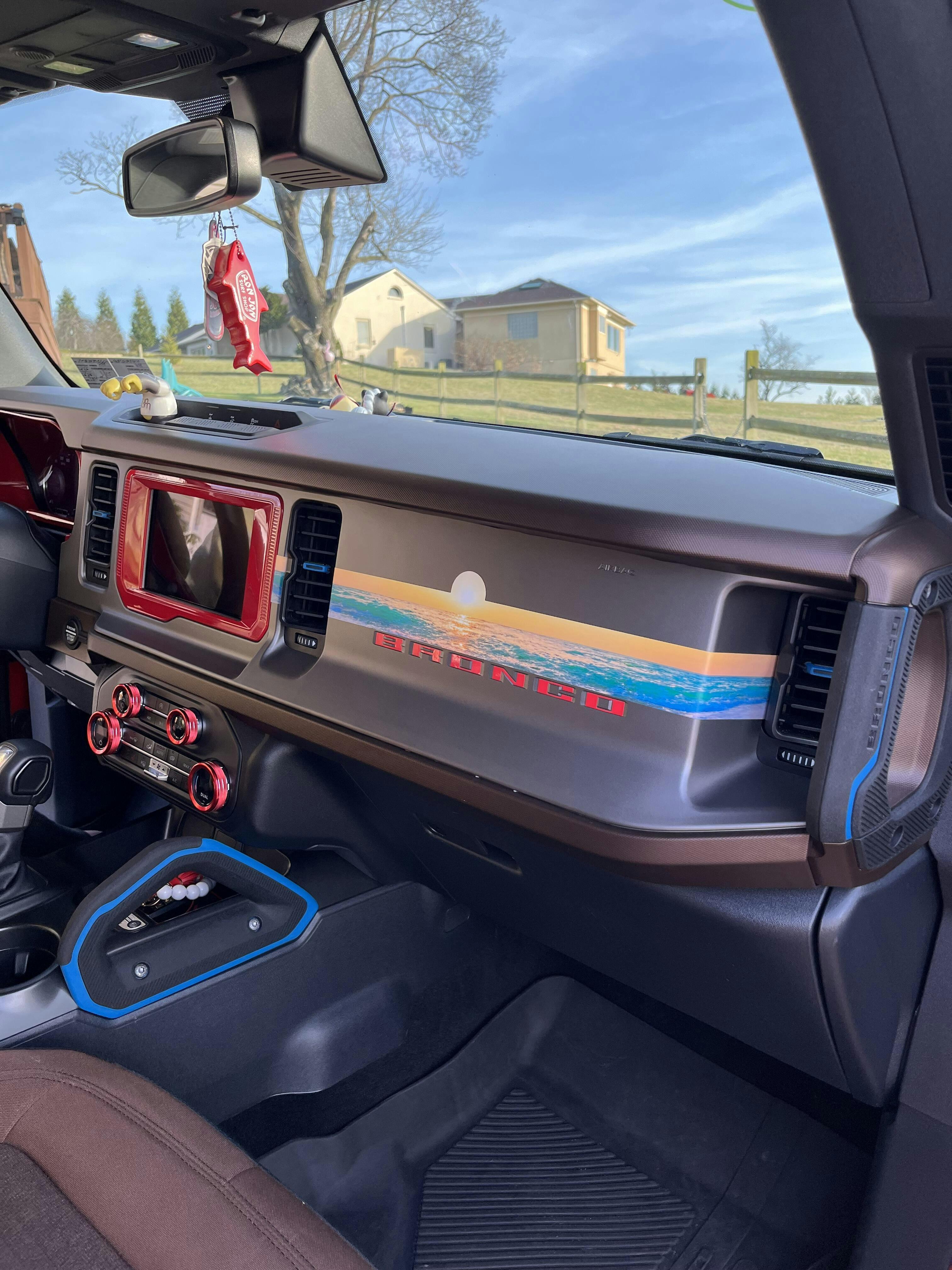 Infinity Landscape 3 Piece Dash Kit (Printed Series) - 2021+ Bronco StickerFab