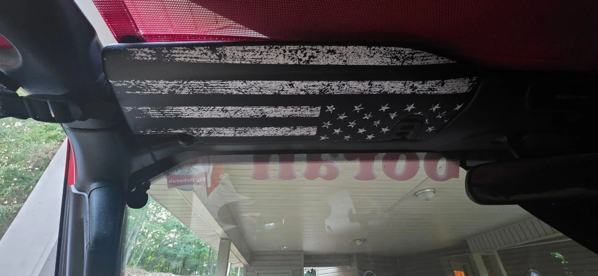 Freedom Series Sun Visor Overlays - 2018+ Wrangler JL / Gladiator JT StickerFab
