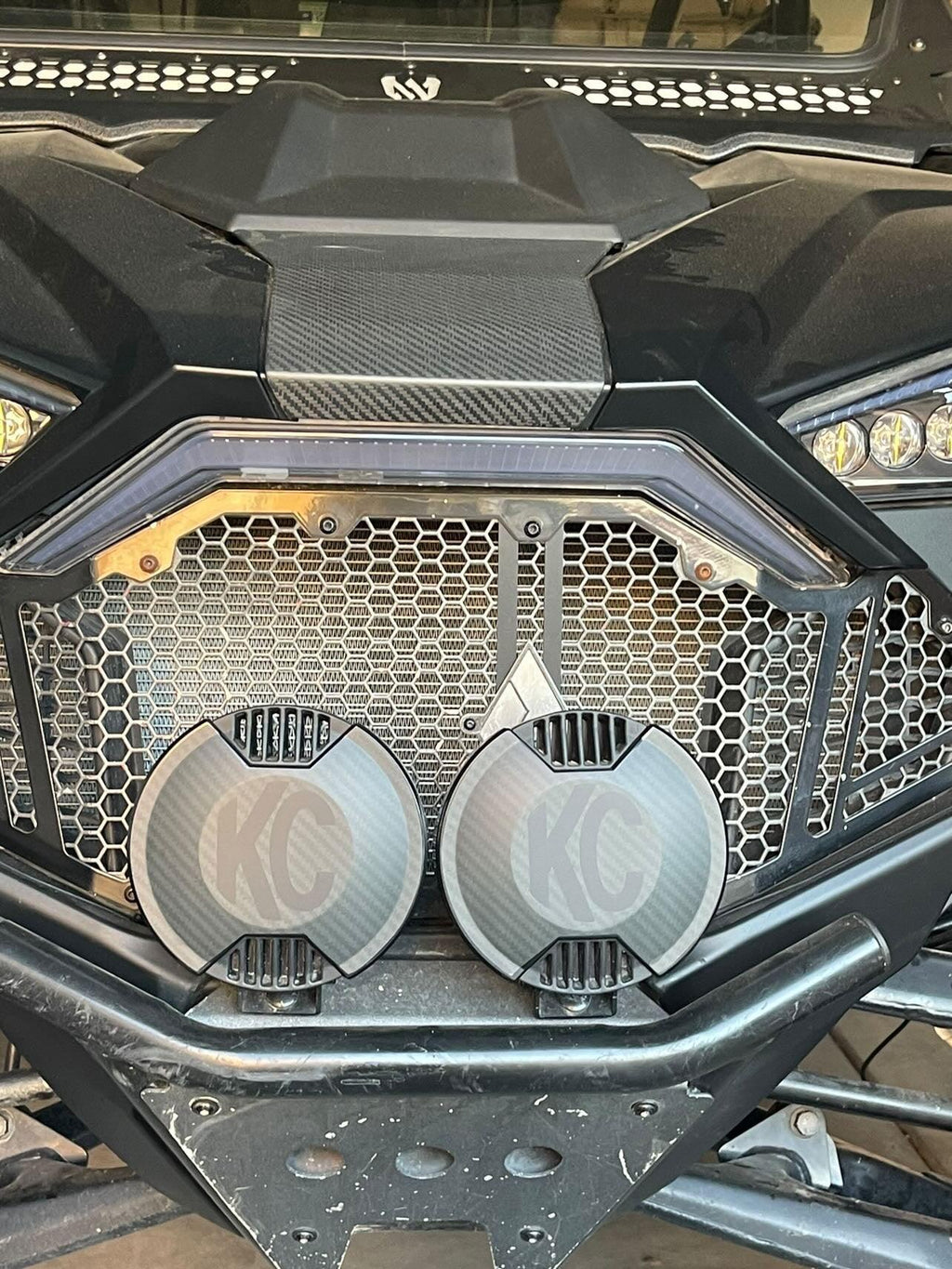KC HiLITES 6" SlimLite LED Cover Overlays - Universal StickerFab