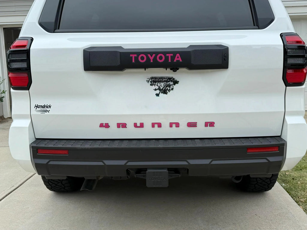 TOYOTA Rear Hatch Liftgate Emblem Inlays - 2025+ 4Runner StickerFab