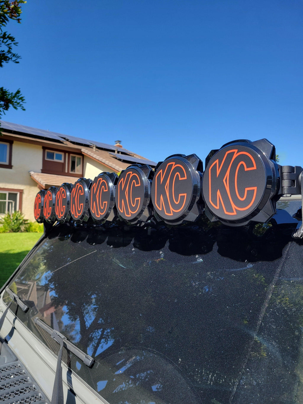 KC HiLITES Pro6 / Titan Gravity Light Cover Overlays - Universal StickerFab