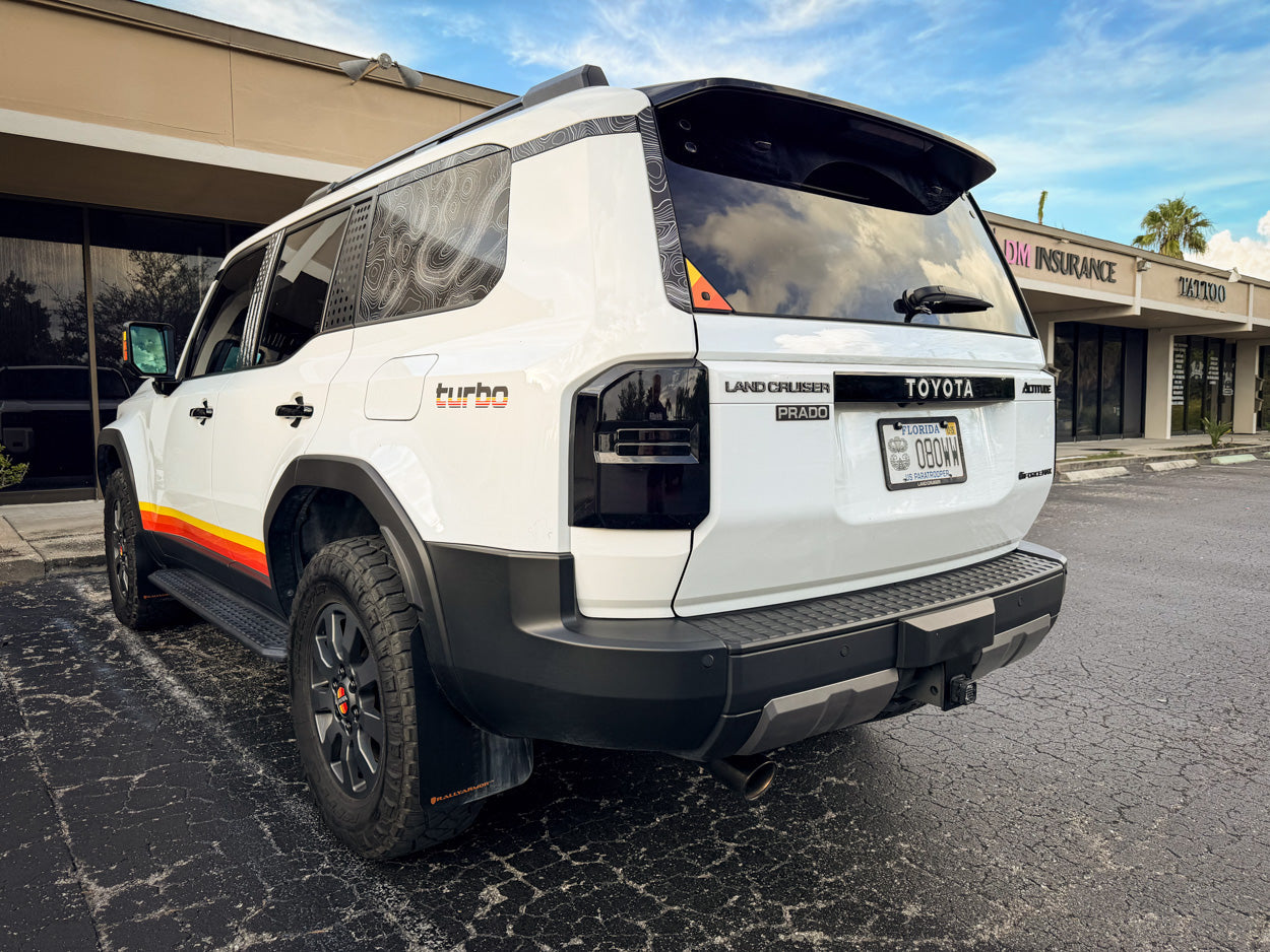 Acrylic Hitch Fade Fix Plate - 2024+ Land Cruiser StickerFab