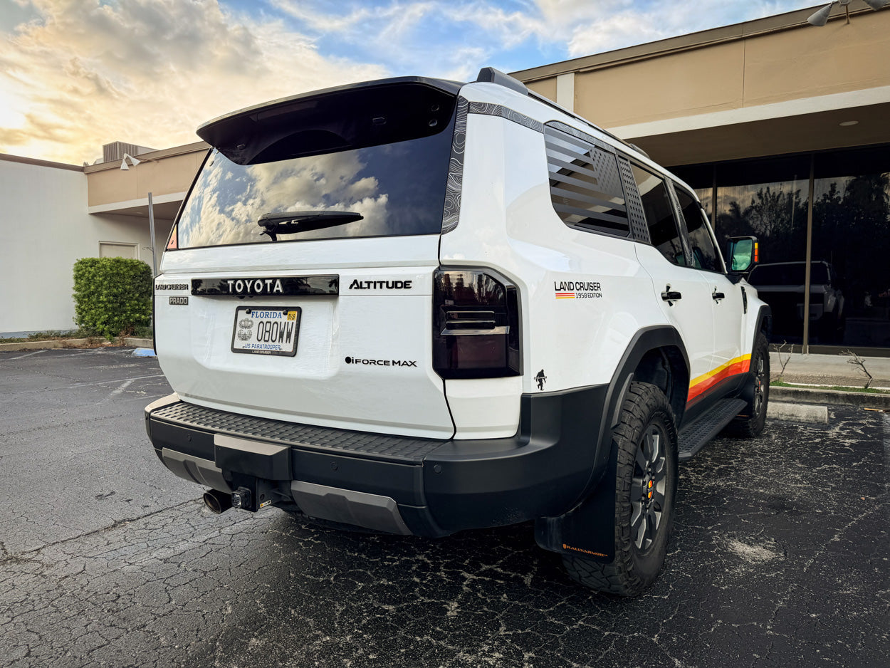 Acrylic Hitch Fade Fix Plate - 2024+ Land Cruiser StickerFab
