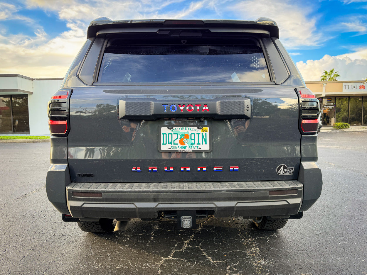 Acrylic Hitch Fade Fix Plate - 2025+ 4Runner StickerFab