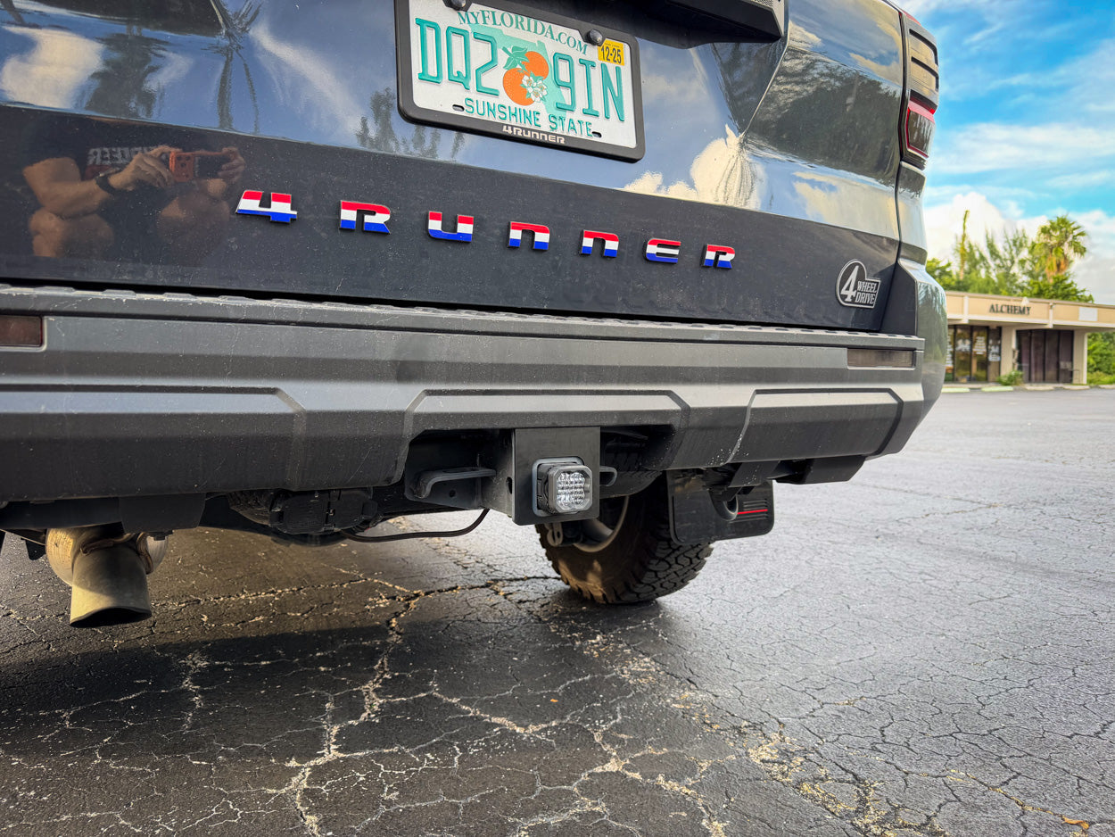 Acrylic Hitch Fade Fix Plate - 2025+ 4Runner StickerFab