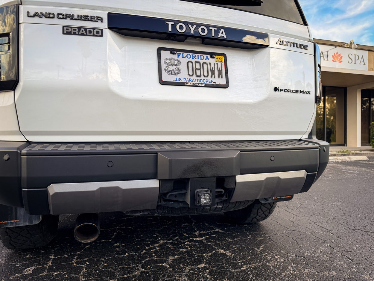 Acrylic Hitch Fade Fix Plate - 2024+ Land Cruiser StickerFab