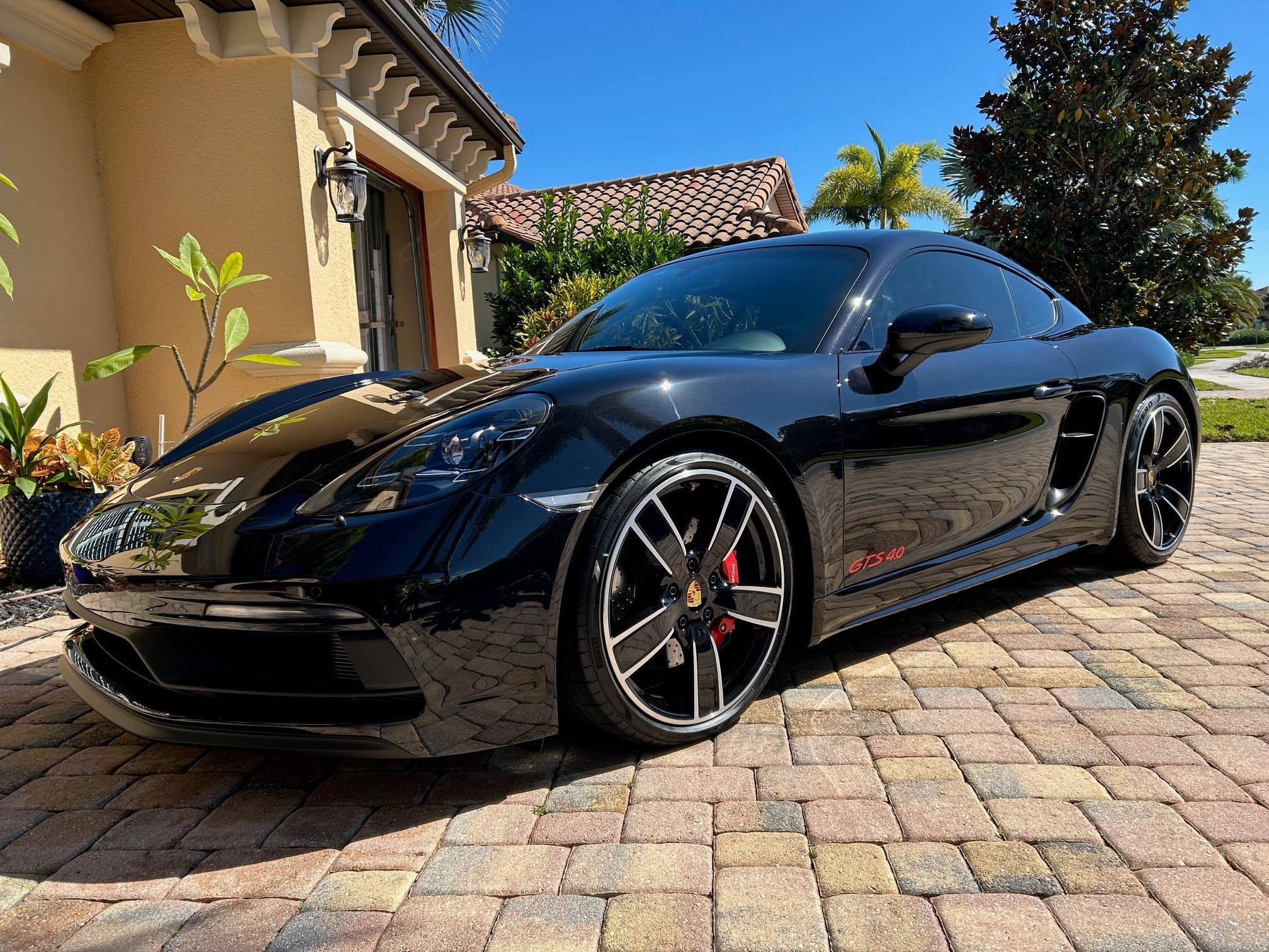 "GTS" Door Vinyl Logo Emblems for Porsche Vehicles (Boxter, Cayman, 911, Macan, Cayenne, Panamera) StickerFab