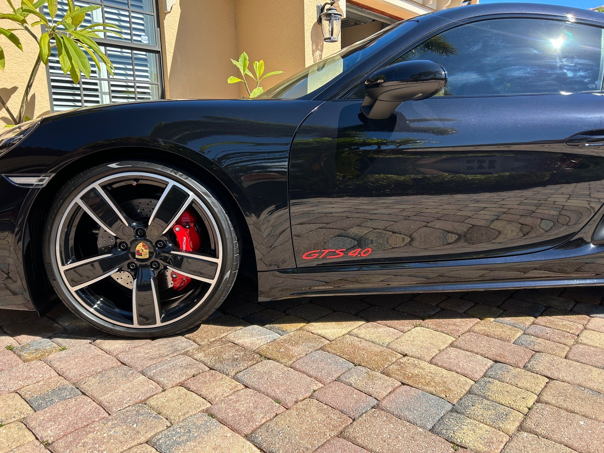 "GTS" Door Vinyl Logo Emblems for Porsche Vehicles (Boxter, Cayman, 911, Macan, Cayenne, Panamera) StickerFab