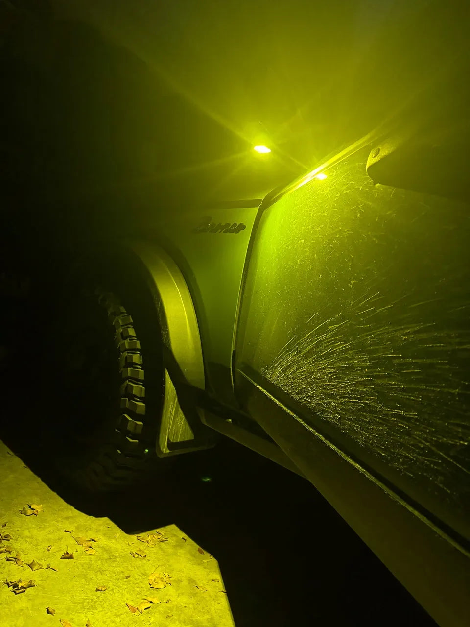 Puddle Light Covers (Amber or Yellow) - 2021+ Bronco StickerFab