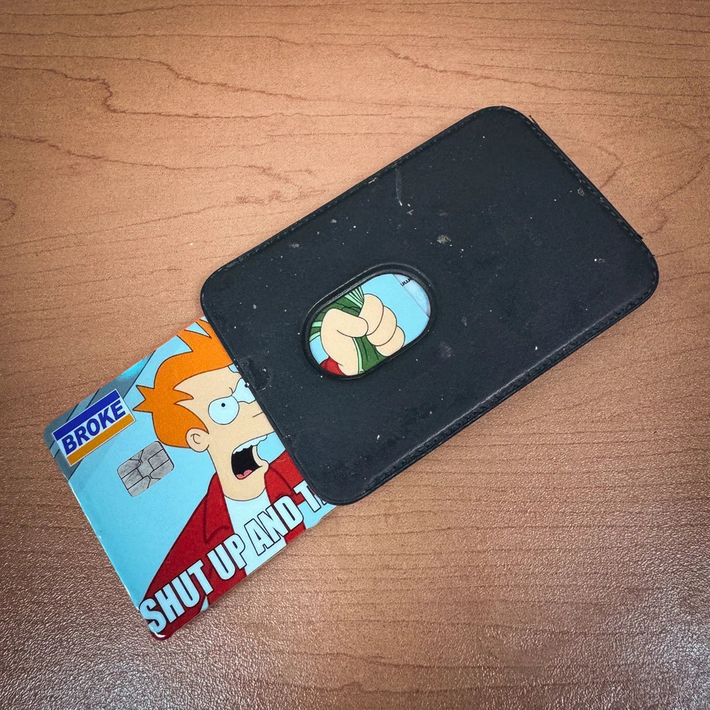 Shut Up and Take My Money Credit Card Skin StickerFab