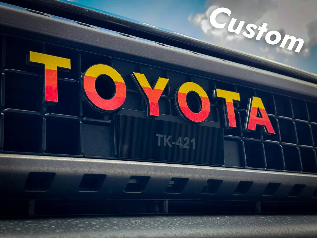 Acrylic Front Grille Emblem - 2025+ 4Runner StickerFab