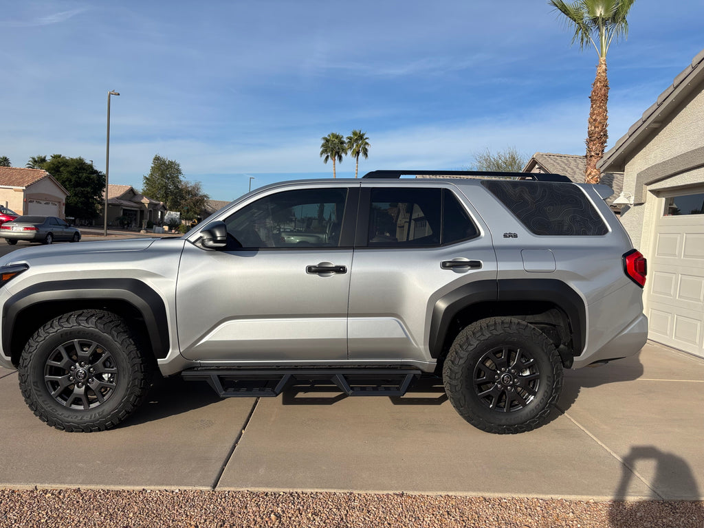 Acrylic C Pillar Mountain Range Emblem - 2024+ Tacoma / 2025+ 4Runner StickerFab
