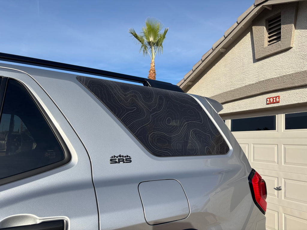 Acrylic C Pillar Mountain Range Emblem - 2024+ Tacoma / 2025+ 4Runner StickerFab
