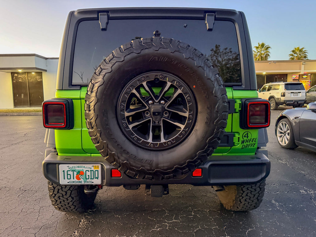 Halogen Tail Light Overlays - 2018+ Wrangler JL StickerFab
