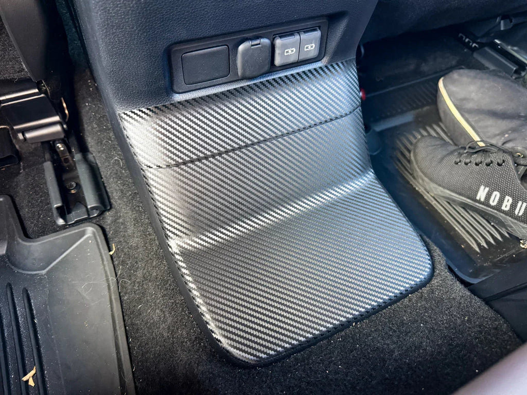 3D Carbon Rear Center Console Panel Protection - 2024+ Land Cruiser StickerFab
