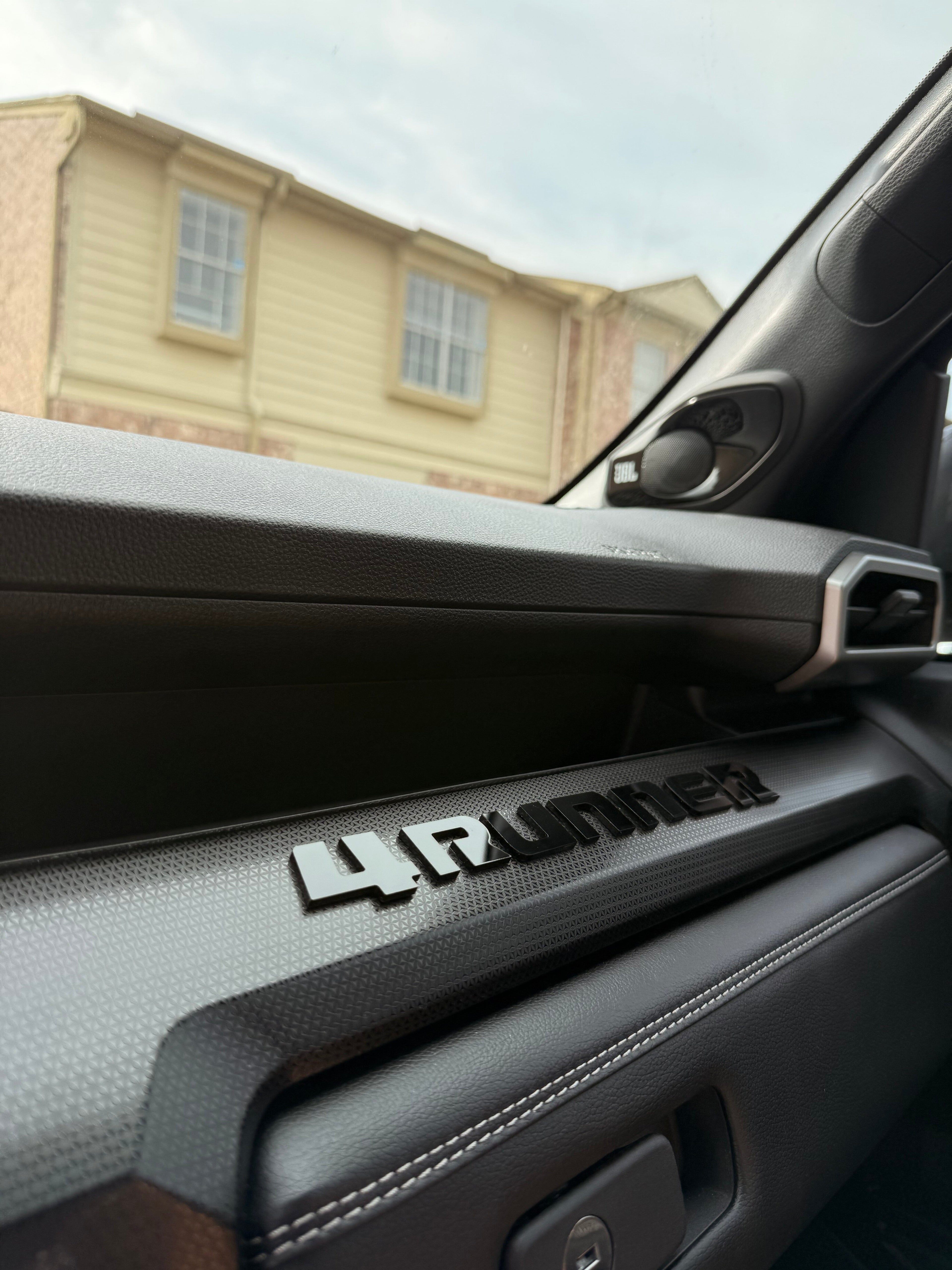 "4RUNNER" Dash Letters with Template - 2025+ 4Runner StickerFab
