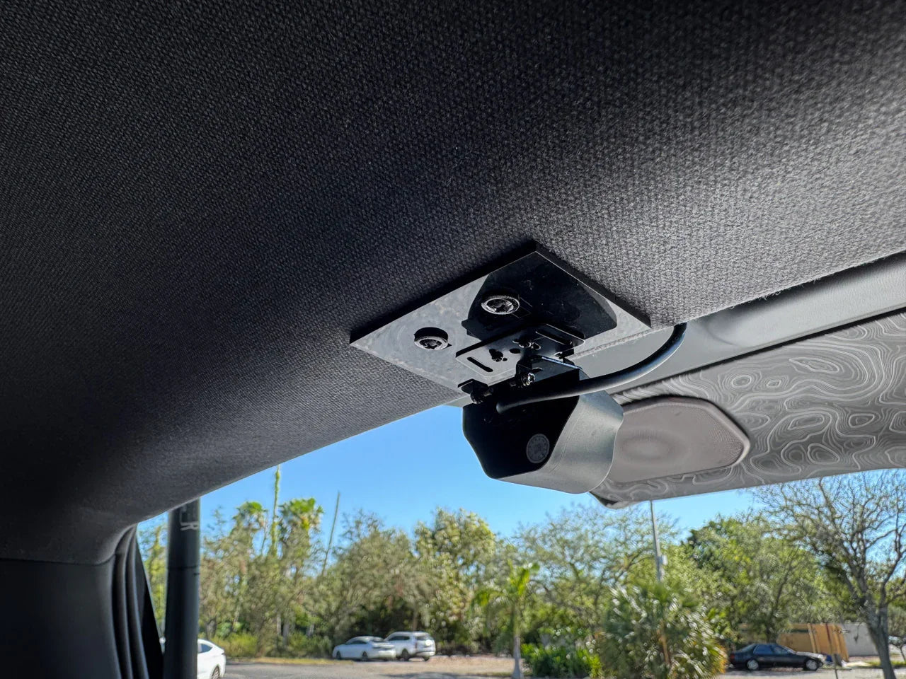 Custom Mounting Plate for Car DVR Rear Camera (Wolfbox, FitcamX, etc) - 2024+ Land Cruiser / GX 550 StickerFab