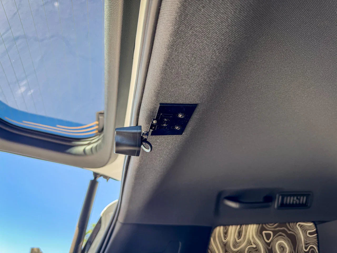 Custom Mounting Plate for Car DVR Rear Camera (Wolfbox, FitcamX, etc) - 2024+ Land Cruiser / GX 550 StickerFab