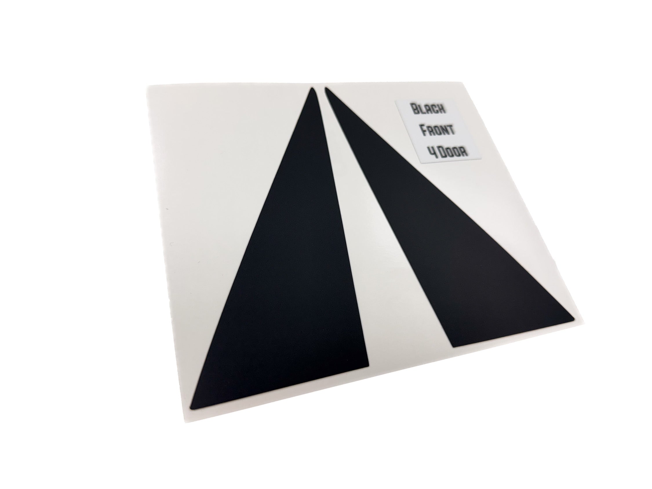 Topo Front Window Triangle Overlay (Printed Series) - 2021+ Bronco 4 Door StickerFab