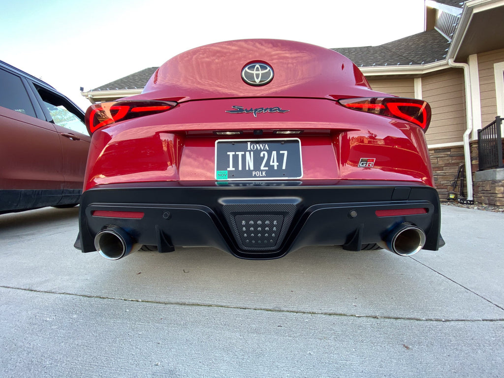 Carbon Fiber Reverse Lamp Overlay - 2020+ Supra StickerFab