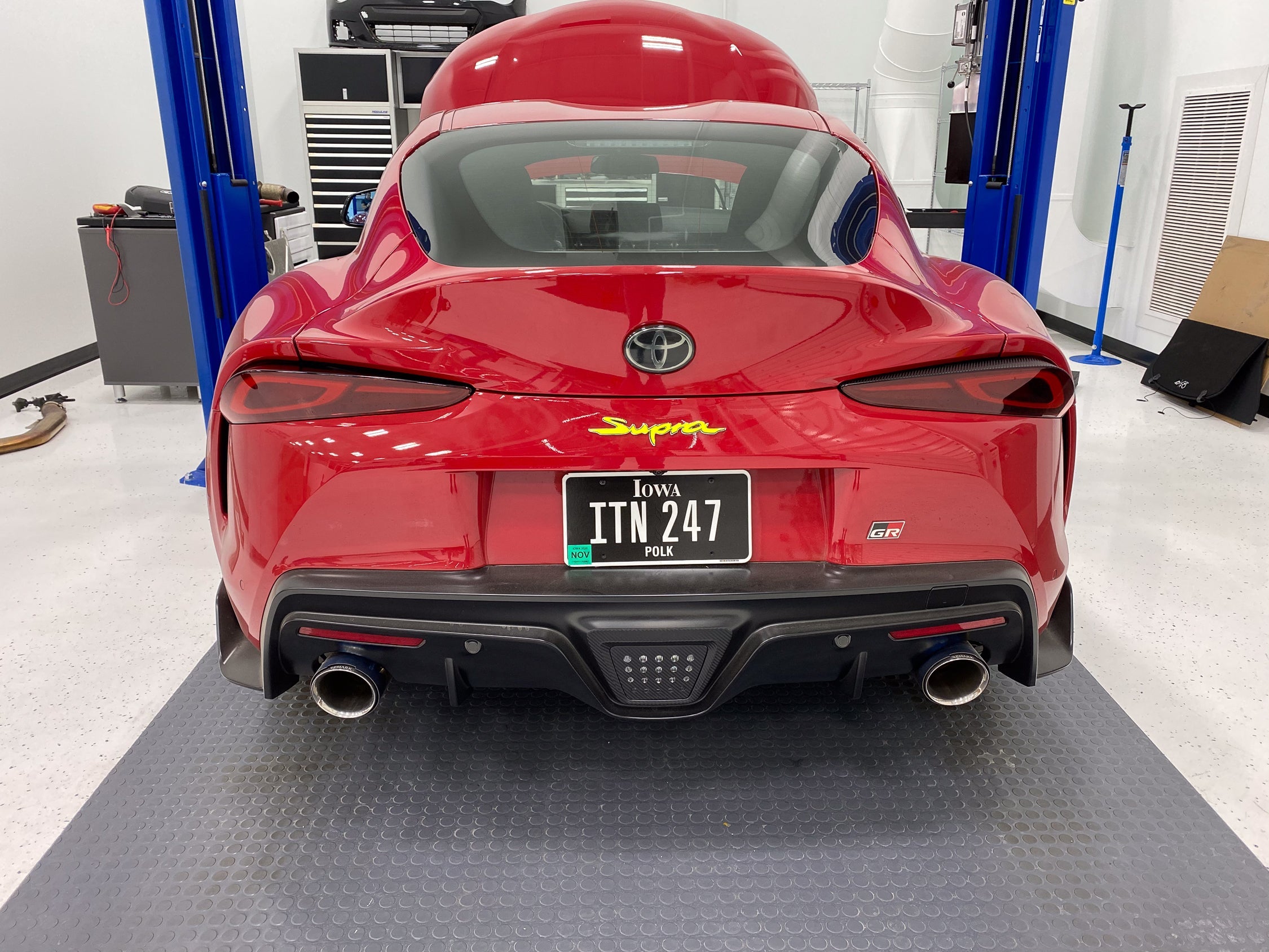 Carbon Fiber Reverse Lamp Overlay - 2020+ Supra StickerFab