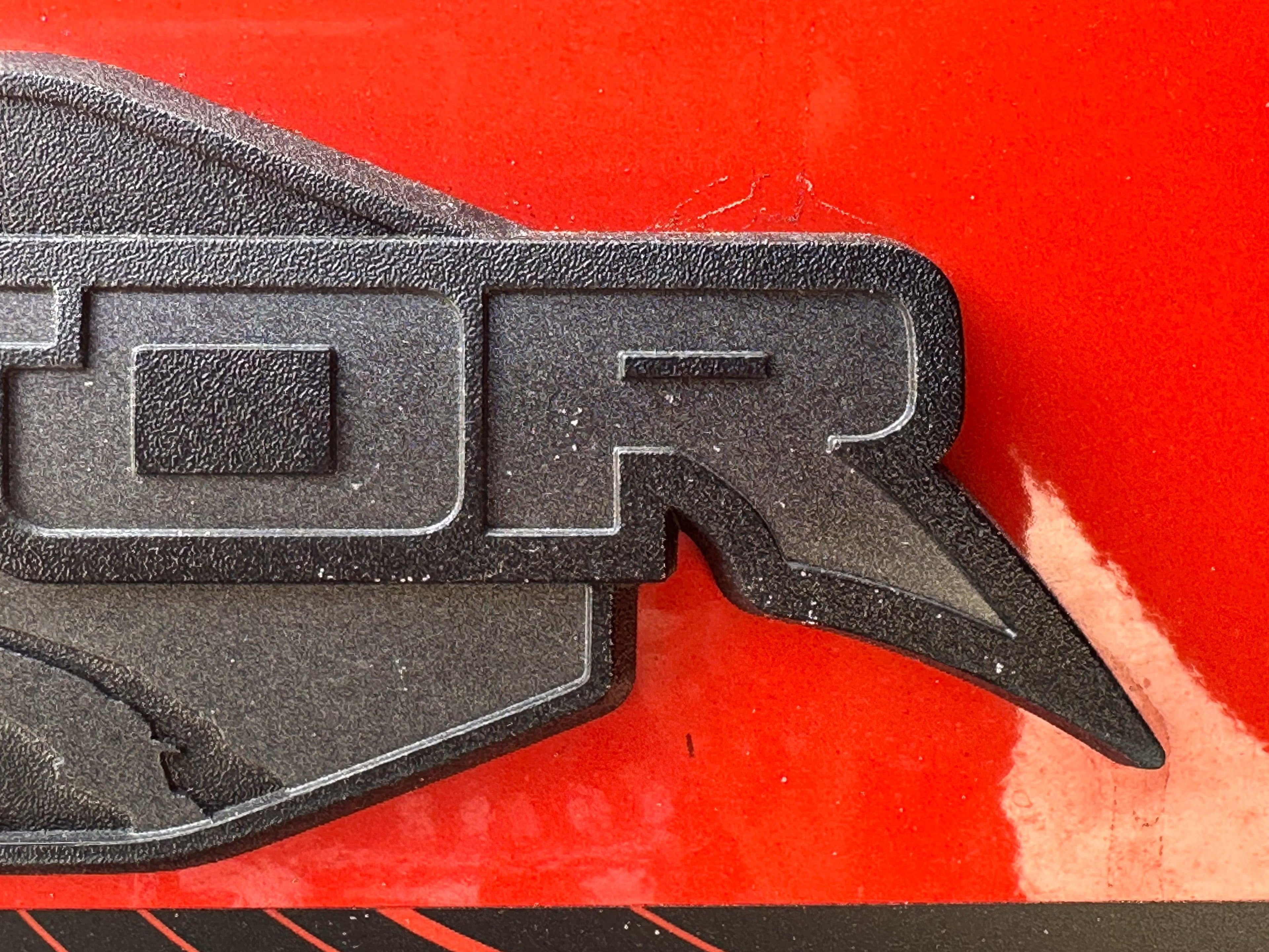 R Inlay for Tailgate Emblem - 2022+ Bronco Raptor StickerFab