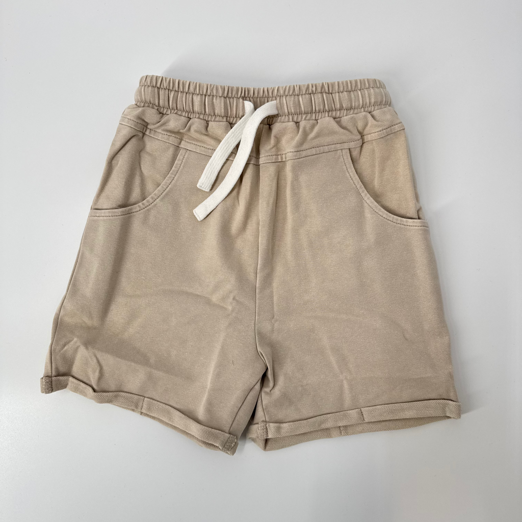 VINTAGE WASH SHORTS - KHAKI LITTLE RAD THINGS