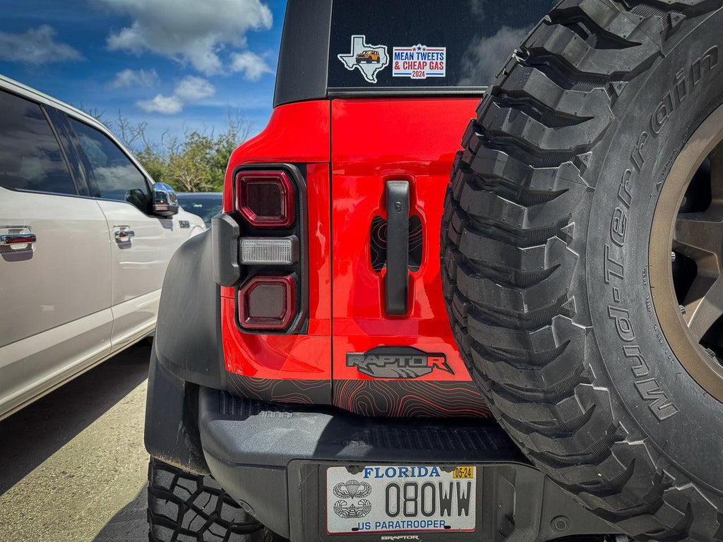 Topo EZ Install Door Cup Protectors - 2021+ Bronco StickerFab