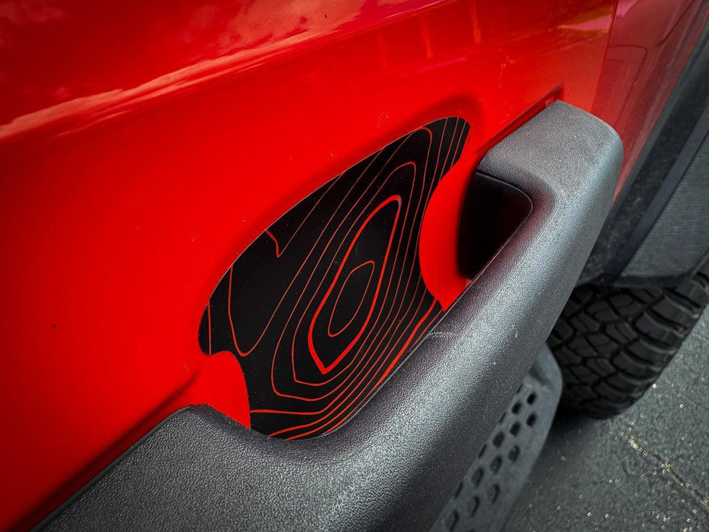 Topo EZ Install Door Cup Protectors - 2021+ Bronco StickerFab