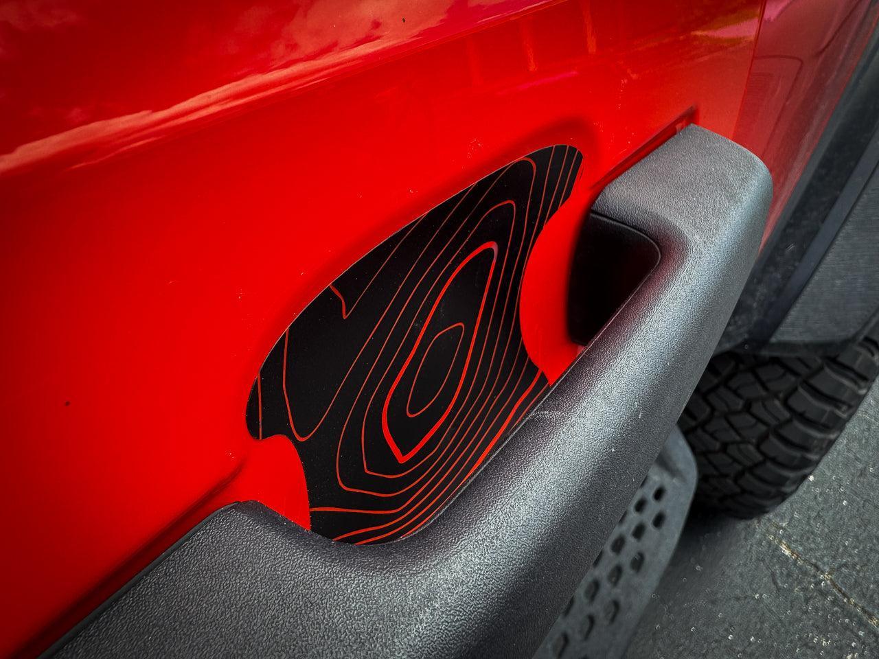 Topo EZ Install Door Cup Protectors - 2021+ Bronco StickerFab