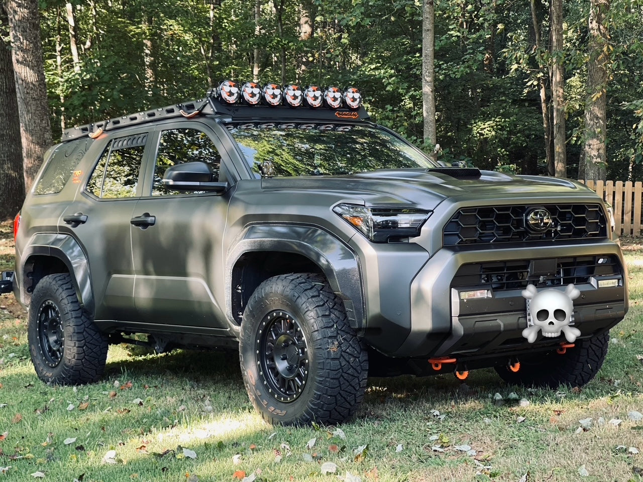 Topographic Rear Window Overlay V2 - 2025+ 4Runner StickerFab