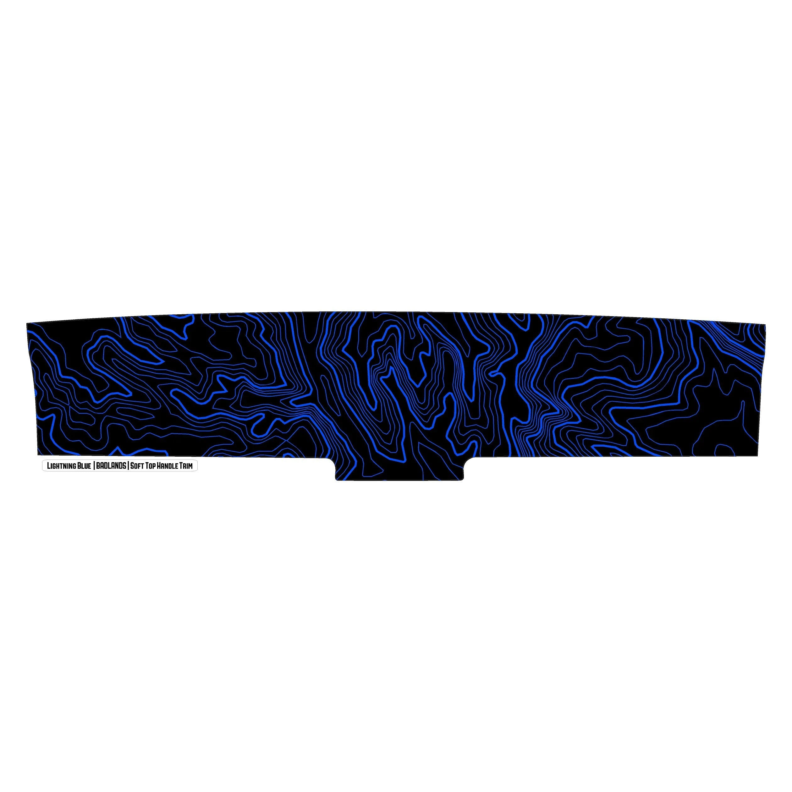 Topo Soft Top Bronco Panel Overlay - 2021+ Bronco Factory Soft Top StickerFab