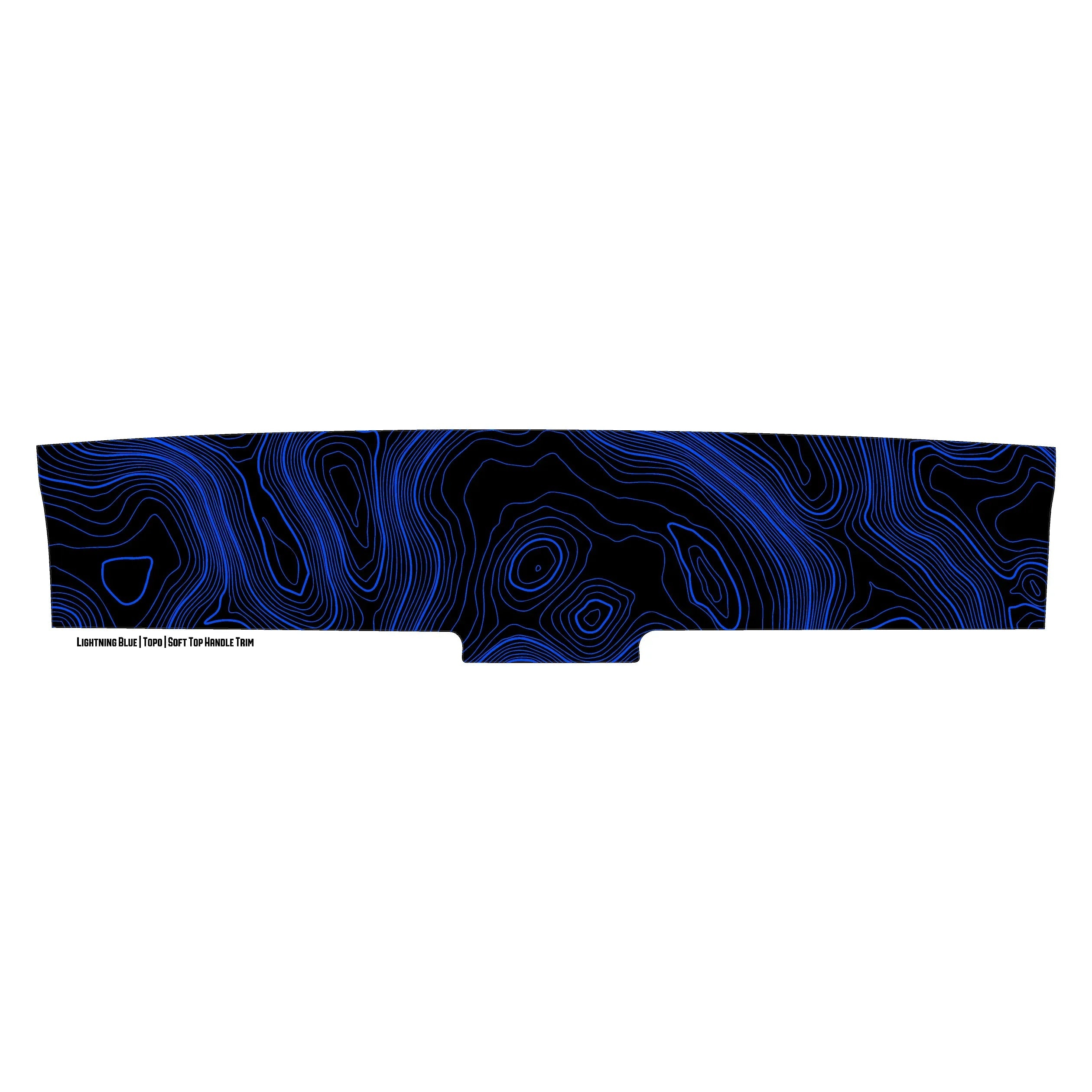 Topo Soft Top Bronco Panel Overlay - 2021+ Bronco Factory Soft Top StickerFab